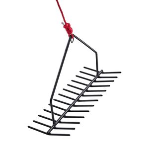 Rastrello per Erbacce Acquatiche da 24 Pollici, Tagliaerba a Doppia Faccia per Laghi e Stagni, con Corda da 30 Piedi e Foro di Ancoraggio, Nessun Montaggio Richiesto, in Metallo Resistente - Product Image 6