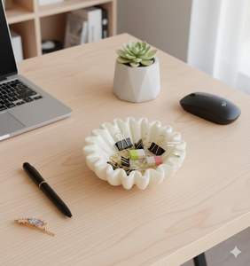 Bol en marbre, accessoire de luxe pour la maison, vaisselle élégante pour l'hôtellerie, bol moderne et minimaliste en pierre - Product Image 3