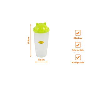 Gobelet réutilisable en plastique PP sans BPA avec couvercle, tasse transparente pour smoothies, gobelet conique pour boissons à emporter, tasse à boisson froide, jus - Product Image 1
