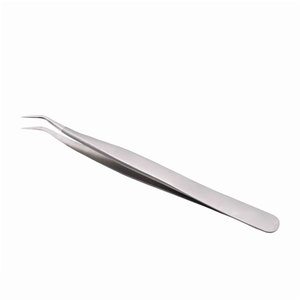Pinzas Profesionales para Extensión de Pestañas, de Acero Inoxidable, Herramienta Aplicadora para Pestañas de Volumen, Clásicas e Híbridas, Uso en Salón - Product Image 1