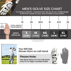 Guante de Golf para Mujer con Sistema de Agarre Mejorado, Material Fresco y Cómodo de Poliéster y Cuero, Logotipo Personalizado, Elegante y de Calidad - Product Image 4