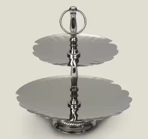 Soporte de Pastel de Metal Hecho a Mano, Ecológico y de Lujo, de 3 Niveles, Exhibidor de Cupcakes, Soporte para Servir Postres, Decoración de Mesa para Bodas y Fiestas - Product Image 5