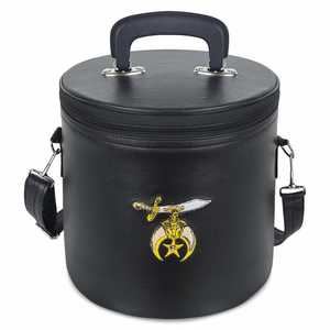 Étui en cuir véritable pour tablier maçonnique, sac de transport professionnel pour insignes, étui haut de gamme pour fez maçonnique, fournitures MFC-0012 - Product Image 4