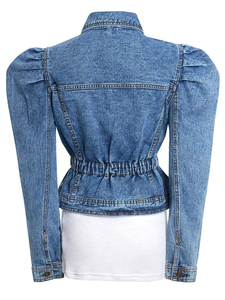 Newest Style Lady Jean <b>Jacket</b> Casual Plain Women <b>Denim</b> <b>Jacket</b> drifit ladies <b>Denim</b> <b>Jackets</b> sexy ladies <b>crop</b> <b>denim</b> jeans <b>jacket</b> - Product Image 3