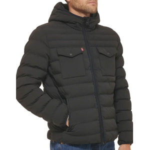 Mens Stand Collar Puffer Jacket Quilted Winter <b>Bubble</b> <b>Coat</b> Warm Insulated Fashion Outerwear for Casual Outdoor Use - Product Image 3