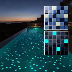 Gạch mosaic kính phát sáng, gạch men sứ ngoài trời cao cấp, gạch lát sàn phát quang, gạch mosaic hồ bơi