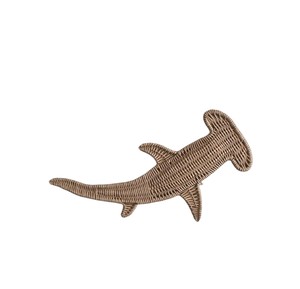 Unique Handcrafted Hammerhead <b>Decor</b> rattan decorate kids Organic Wicker Material For Children <b>Room</b> <b>Aesthetic</b> Setup Art - Product Image 4