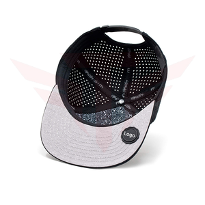 Casquette snapback noire à 6 panneaux, réglable, unisexe, décontractée, en toile de coton, pour adultes, toutes saisons - Product Image 5