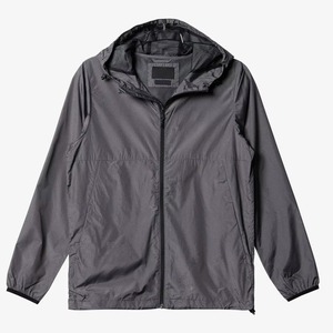 Veste coupe-vent unisexe légère et imperméable avec capuche et fermeture éclair intégrale pour activités sportives et de plein air - Product Image 1