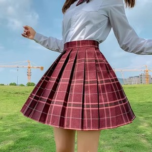 Uniforme Escolar de Otoño para Niñas, Estilo JK Occidental, Falda Escolar de Poliéster para el Campus Escolar - Product Image 2