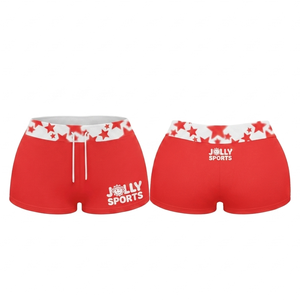 Women <b>Booty</b> Shorts GSM Premium Polyester Spandex Soft Stretch Orange Gradient <b>Heat</b> Transfer Custom Logo <b>Booty</b> shorts for women - Product Image 4