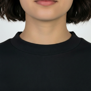 Conjunto de dos piezas de algodón sólido informal y moderno para mujer, transpirable, de secado rápido, para verano, camiseta y pantalón. - Product Image 3