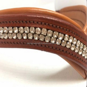 Pita Alis Kulit Bentuk V Kualitas Tinggi Bantalan Lembut untuk Rantai Dekoratif Kristal Bening <span class=keywords><strong>2</strong></span> Baris dan Dijahit Penuh - Product Image 1