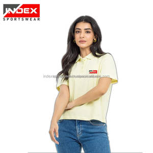 Polo pour femmes en gros, polo de haute qualité pour femmes, fournisseur de vêtements de sport avec logo personnalisé - Product Image 6