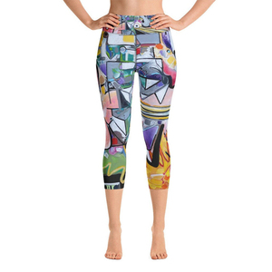 Legging de yoga professionnel personnalisé pour femme, décontracté, uni, taille élastique croisée, coupe en V, noir, évasé, en Spandex/Nylon extensible dans les quatre sens - Product Image 2