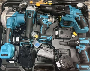 Ventes Directes Usine Kit Outil Électrique Combiné au Lithium Sans Balais, Portable et Rechargeable avec Mallette Rigide en Plastique - Product Image 2