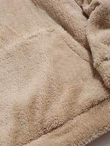 Sweat-shirt à capuche en polaire surdimensionné pour homme, couleur unie, pull en sherpa, chaud, décontracté, pour l'hiver, avec poche, coupe classique - Product Image 6