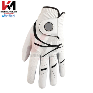 Dual-Color Custom Golf <b>Gloves</b> Premium Cabretta Leather OEM Professional Stylish Soft Feel Training Gear Wholesale Factory Direct - Product Image 5