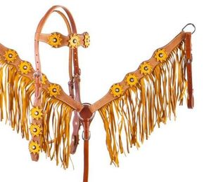 Conjunto de Brida y Pechera de Cuero Hechas a Mano de Lujo con Plumas y Estrellas para Montar a Caballo, Doma Clásica, Talla Personalizable - Product Image 3