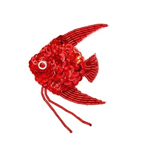 Patch brodé à la main élégant avec perles pour vêtements, applique décorative en perles de rocaille pour vêtements - Product Image 6