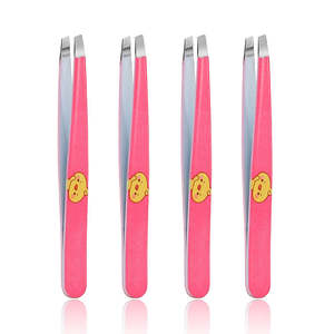 ราคาขายส่ง ผลิตตามสั่ง ที่หนีบผมปลายเฉียง สแตนเลสขัดเงาสีเงิน หรูหรา ทันสมัย อเนกประสงค์ เป็นมิตรกับสิ่งแวดล้อม ป้องกันไฟฟ้าสถิต - Product Image 1