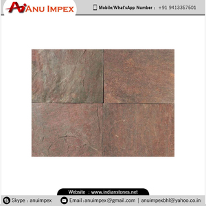 Tuiles et dalles en ardoise naturelle de cuivre, matériau de construction durable pour les applications d'aménagement paysager intérieur et extérieur - Product Image 6