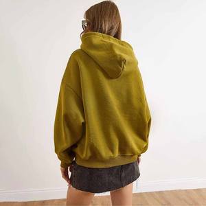 Custom Women's <b>Tracksuits</b> Heavy Weight 500 GSM 350 GSM <b>Polyester</b>/Cotton Fleece Embroidered Oversized Hoodie Shorts - Product Image 5