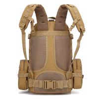 Sac à dos tactique personnalisé avec logo, sangle réglable, polyester imperméable, capacité de 25 L, pour activités de plein air, pêche, cyclisme, camping