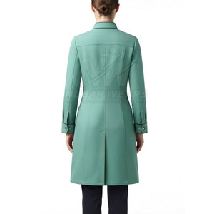 Tailored <b>Doctor</b> <b>Coat</b> Women Medical Laboratory Workwear Fitted Cut Long Sleeves Front Closure And Functional Pocket Construction - Product Image 5