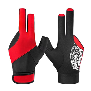 Guante de Billar de Nuevo Estilo para Una Mano y Tres Dedos, Ligero, Plegable, Ajustable, Duradero, Personalizable OEM, Resistente - Product Image 3