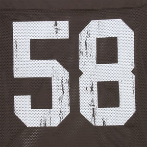 Camiseta Deportiva de Malla de Alta Calidad, Cuello en V, Manga Corta, Secado Rápido, Color Sólido, Largo Regular, Tejido de Punto - Product Image 3