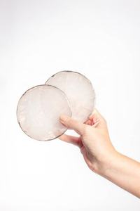 Quartz rose Argent Bord Agate Tranche Pierres Précieuses Dessous De Verre Décor À La Maison Qualité Premium Poli - Product Image 3