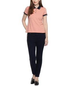 Polos de Manga Corta con Logotipo Personalizado para Mujer, Camiseta Polo Informal de Alta Calidad, Poliéster para Uso Diario, Sublimación, Precio Bajo - Product Image 3