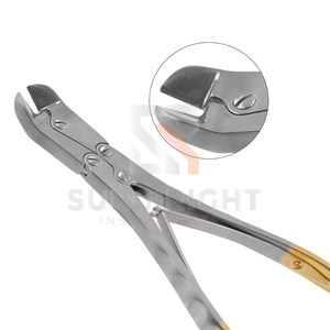 Cuchillo de Herrador de Acero Inoxidable con Hoja Ovalada y Mango de Madera de Caucho, Herramienta Veterinaria para Recortar Pezuñas de Caballos de Blush Surgical - Product Image 3