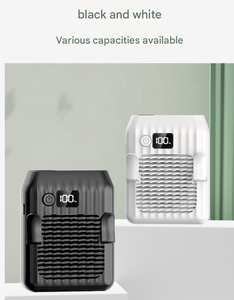 Ventilador de Cuello Portátil de Alta Potencia para Obras de Construcción en Exteriores con Motor sin Escobillas, Batería de 5000 mAh y Diseño sin Aspas - Product Image 5