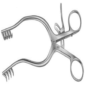 Retractor Weitlaner, Instrumento Quirúrgico Ortopédico Utilizado para Sujetar Tejidos Blandos y Asistir en la Exposición Ósea en Cirugía - Product Image 3
