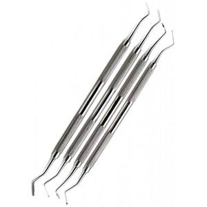 ชุดเครื่องมือขูดกระดูกทางทันตกรรม Lucas Curette คุณภาพเยี่ยมแบบขายส่ง จำนวน 4 ชิ้น ดีไซน์โดดเด่น โดย Blush surgical - Product Image 5