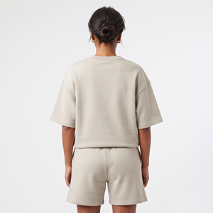 Ensemble de sport décontracté deux pièces pour femme 2026 : T-shirt et short, tenue d'été respirante à séchage rapide - Product Image 3