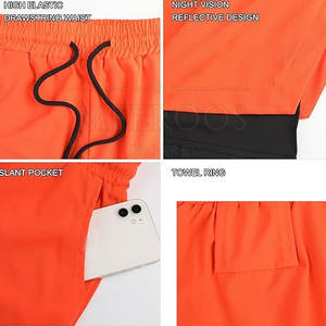 Shorts de course respirants et à séchage rapide de qualité supérieure pour hommes – Nouvelle collection 2026 en promotion - Product Image 4