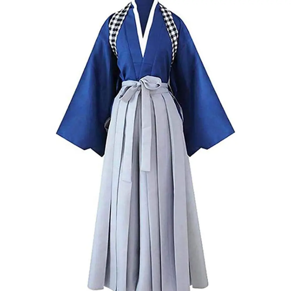 Costume de samouraï japonais Kendo Hakama Aikido pour homme, uniforme d'arts martiaux de Judo