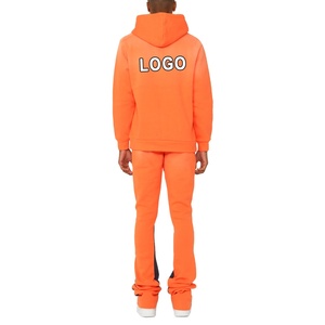 Chándal acampanado transpirable de la mejor calidad para hombre, ropa cómoda para correr, con capucha, nuevo diseño, Color sólido para invierno - Product Image 2