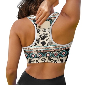 Top Deportivo Ajustable de Primera Clase para Mujer, Transpirable, Sublimado, de Alta Sujeción para Yoga, Sin Costuras - Product Image 3