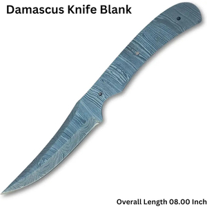 Cuchillo de Caza Burraq Ecommerce, Hecho a Mano, de Acero de Damasco, Hoja Lisa, Multifuncional, con Patrón de Gota de Lluvia, 7.5 Pulgadas, ODM/OEM, DIY - Product Image 4