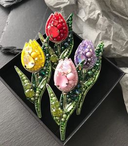 MD HANDICRAFTS Handmade Luxury Embroidery Beaded Brooch Fashion Pin for Dresses <b>Jackets</b> Bags Unisex Wedding Designer Embroidered - Product Image 3