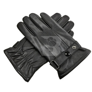 Fashionable Genuine Sheepskin Leather <b>Gloves</b> for Men Winter Warm Comfortable Outdoor Casual Driving Custom Made From Pakistan - Product Image 1