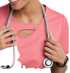 Medical Nursing Uniforms <b>Nurse</b> Scrubs Design Medical Staff Uniforms White Women <b>Nurse</b> Suit Coat Spandex Knitted Polyester - Product Image 6