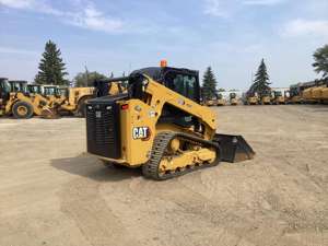 Chargeuse compacte sur chenilles Caterpillar 255 d'occasion à deux vitesses, équipement de construction compact - Product Image 1