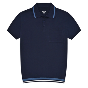 Mens 100% Cotton Jersey Knit for Shirt Short Sleeve Chest Pocket Casual Breathable Soft Lightweight <b>Classic</b> Collar Summer Smart - Product Image 1