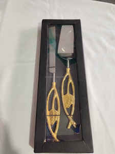 Blue Handle Fork Holder Stylish Stainless Steel Eco-Friendly Durable Professional Chef Utensil - Product Image 2