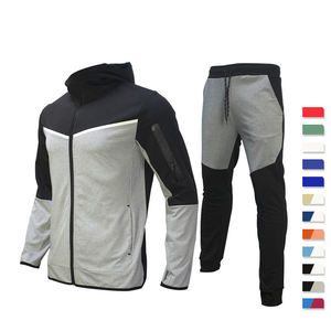 Conjunto Deportivo Casual Unisex de Invierno con Cremallera, Ropa Deportiva y Urbana con Logotipo Personalizado, Conjunto de Entrenamiento, Traje de Gimnasio - Product Image 1